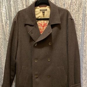 Island Soft / Tommy Bahama double breasted coat.